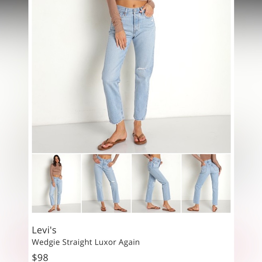 Levi’s Wedgie Straight Leg